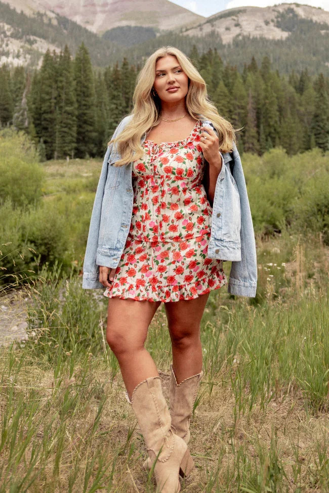 McKenna Red Roses Skort Set SALE
