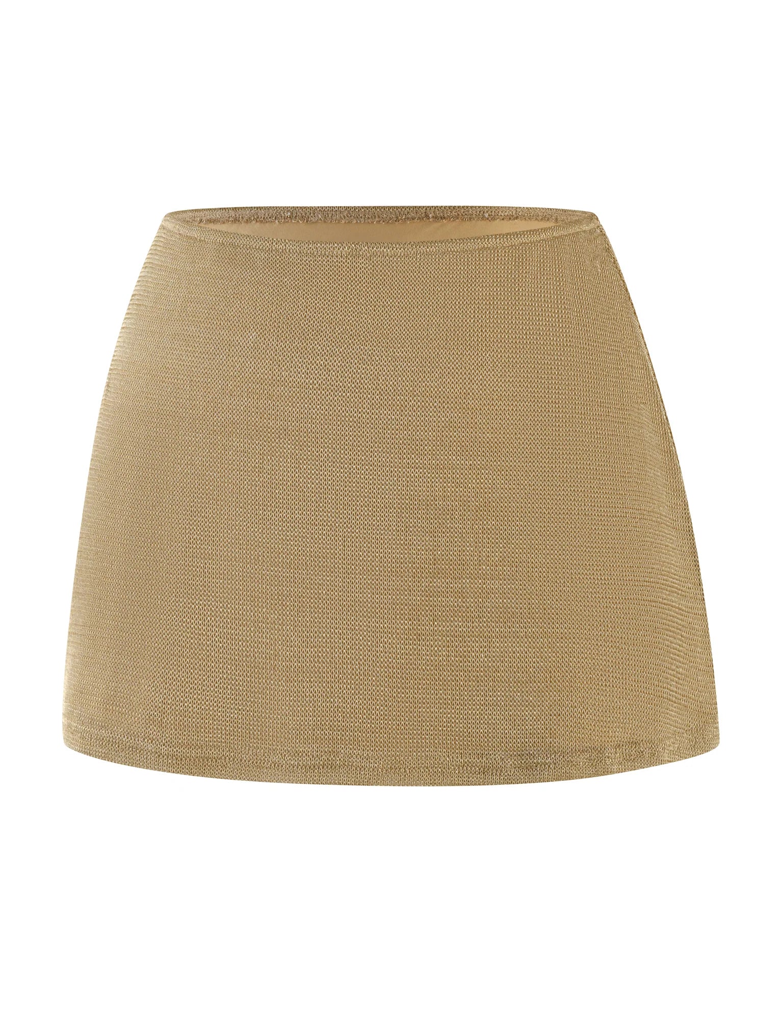 OCTAVIA MINI SKIRT GOLD