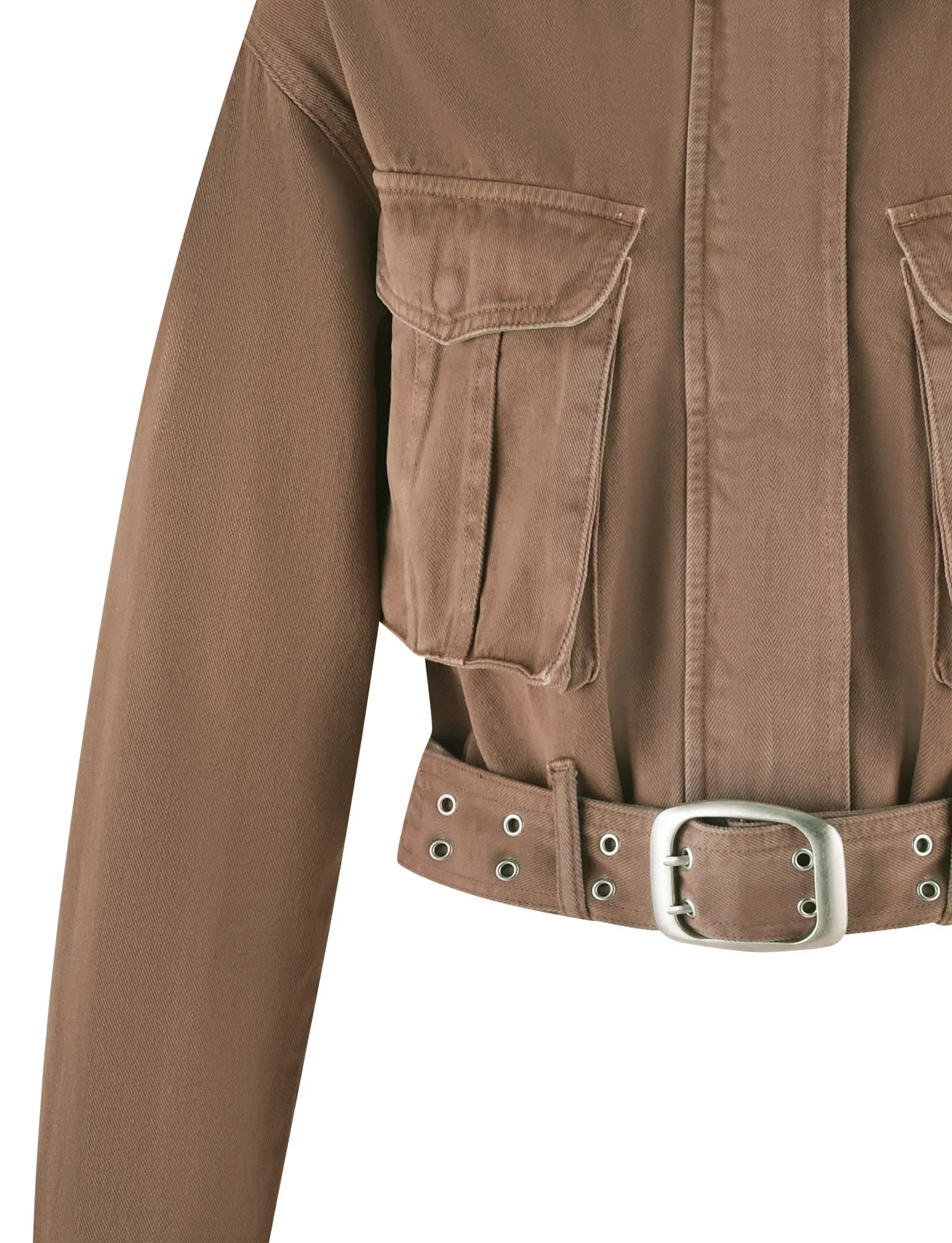 ZELIE JACKET NEUTRAL SANDBLAST WASHED TAN