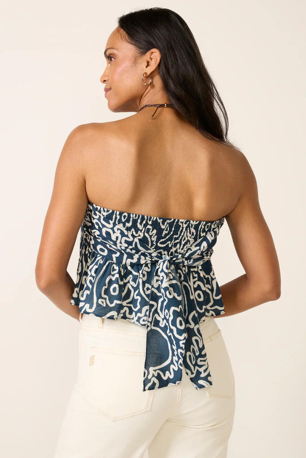 Della Strapless Top
