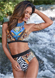 Volley High Waist Bottom Jungle Queen