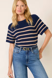 Katie Short Sleeve Raglan Cashmere Tee