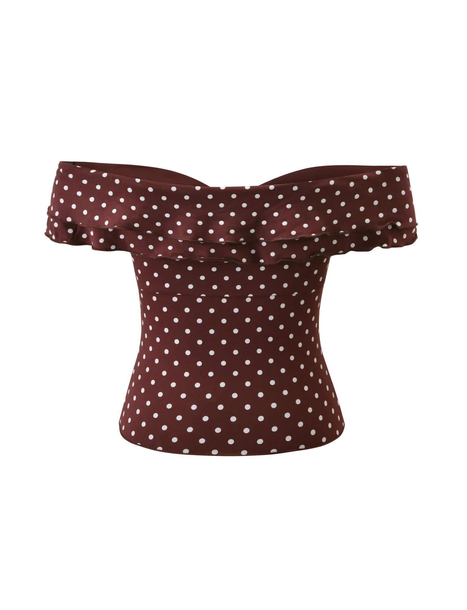 DENALI TOP BROWN DOT