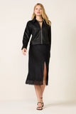Satin Skirt w Lace