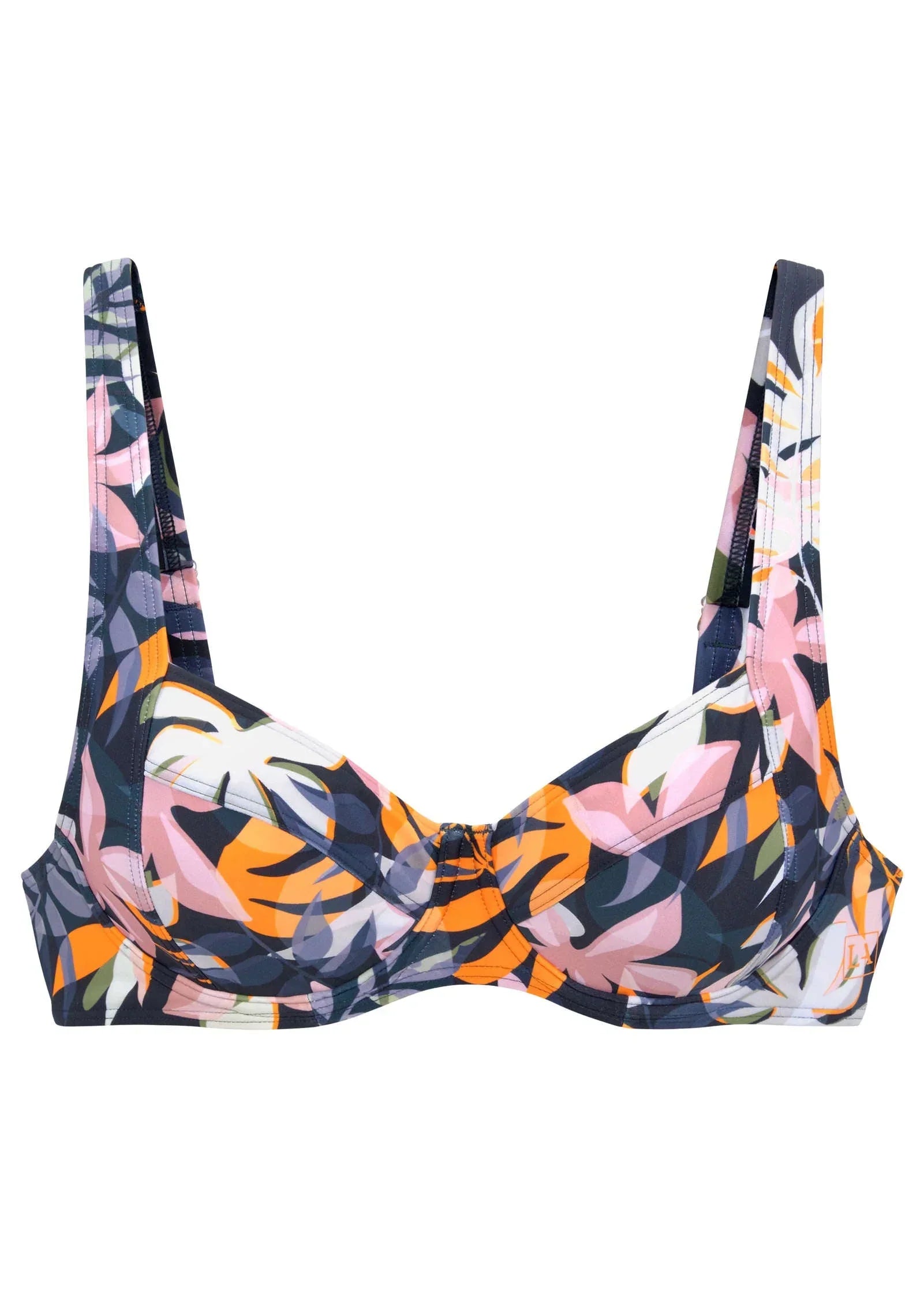Midnight Underwire Bikini Top Navy Multi