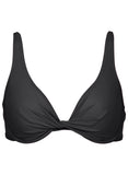 Antigua Twist Bikini Top Jet Black