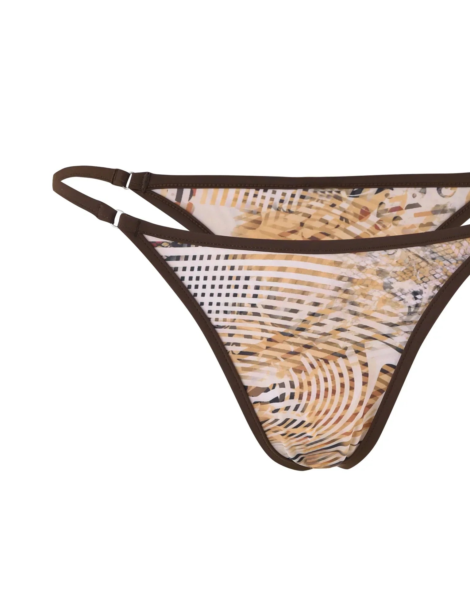 DIANA BIKINI BOTTOM NEUTRAL ANIMAL ANIMAL MARBLE