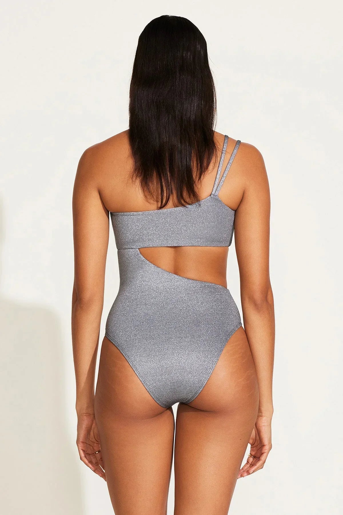 Cosmo One Shoulder One Piece Twilight Metallic