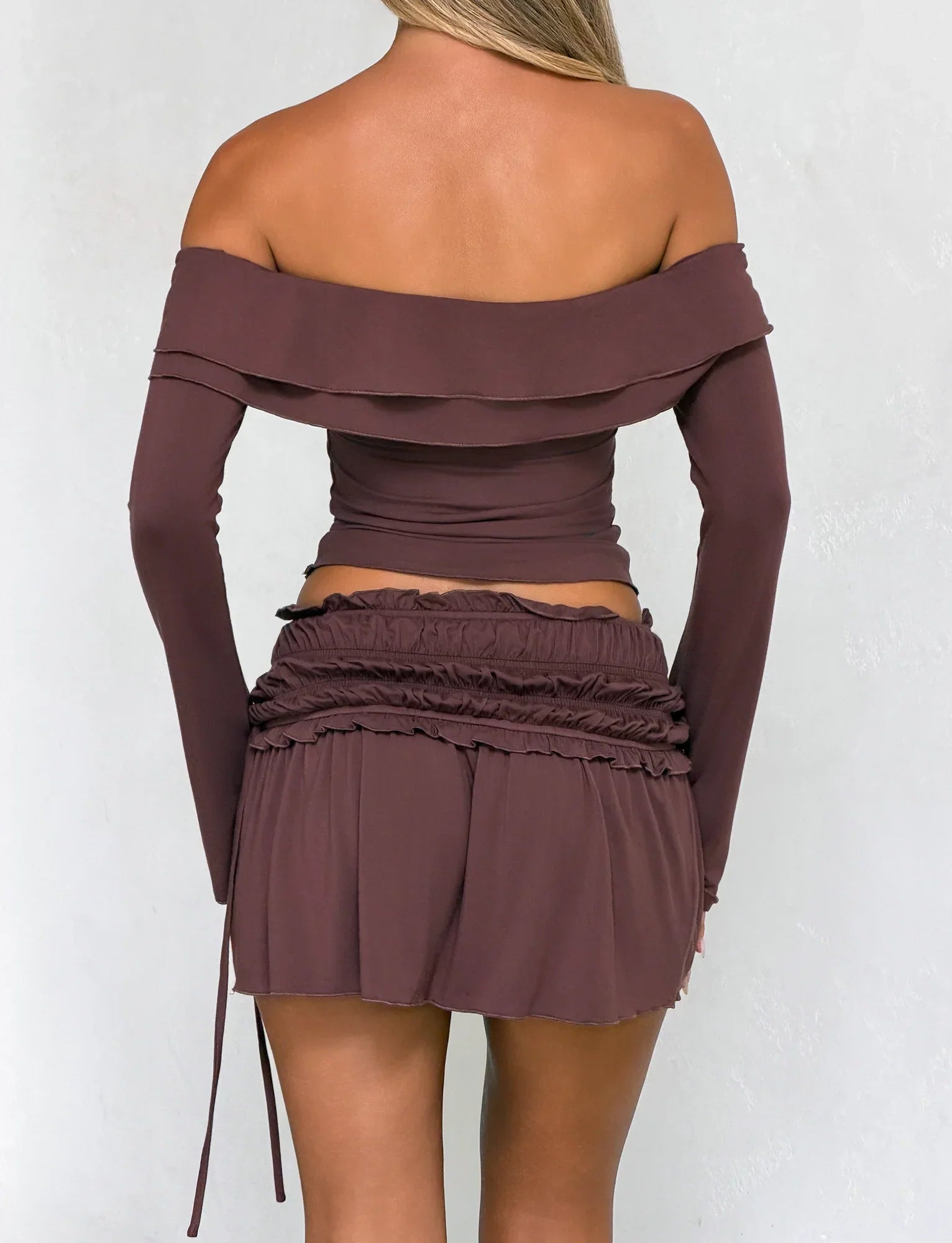 DENALI MINI SKIRT CHOCOLATE