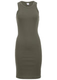Flexrib Mini Dress Olive