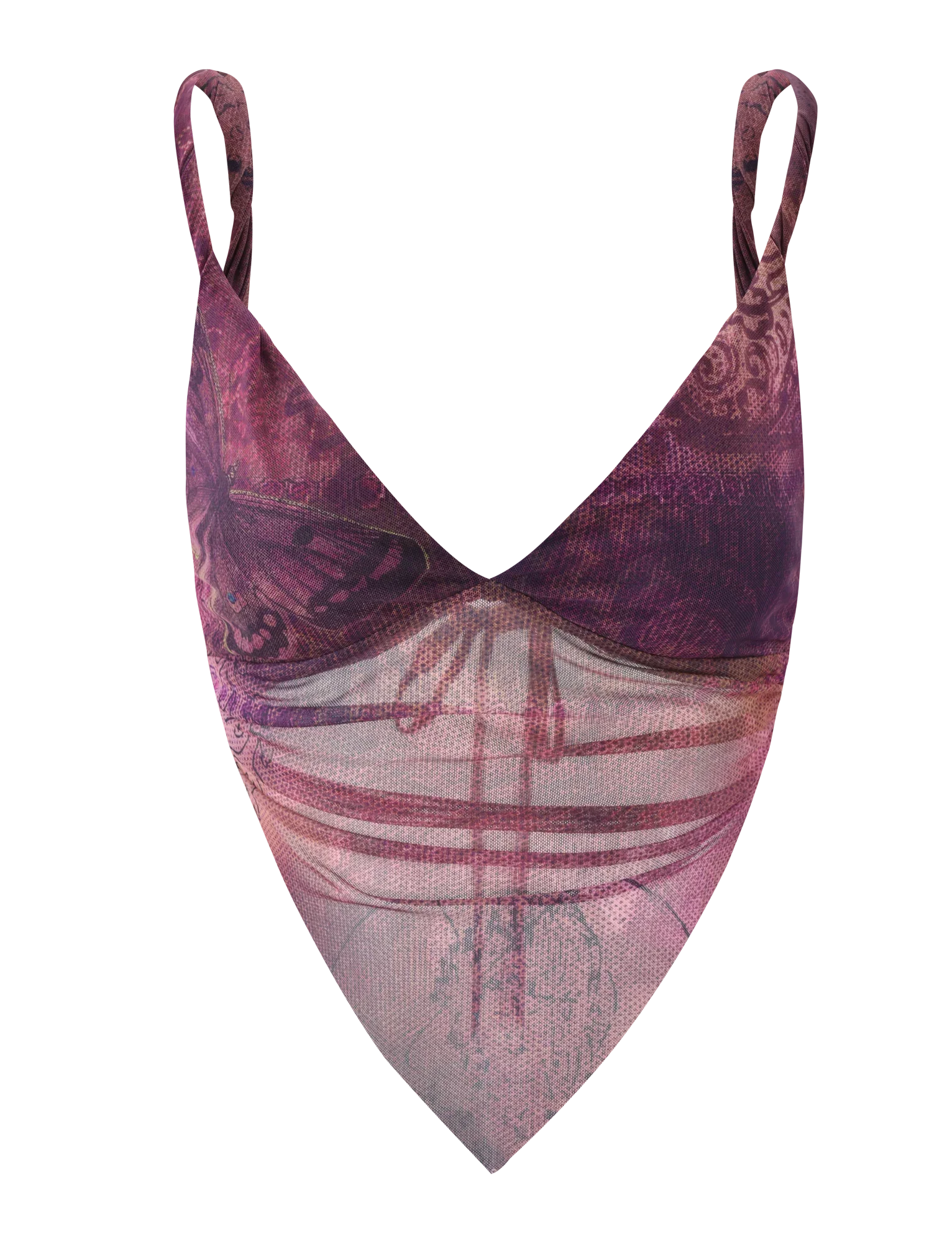 THEO TOP PLUM BUTTERFLY PAISLEY