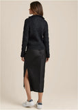 Quarter Zip Sweater Black