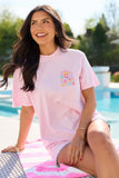 Sunshine On My Mind Light Pink Graphic Tee