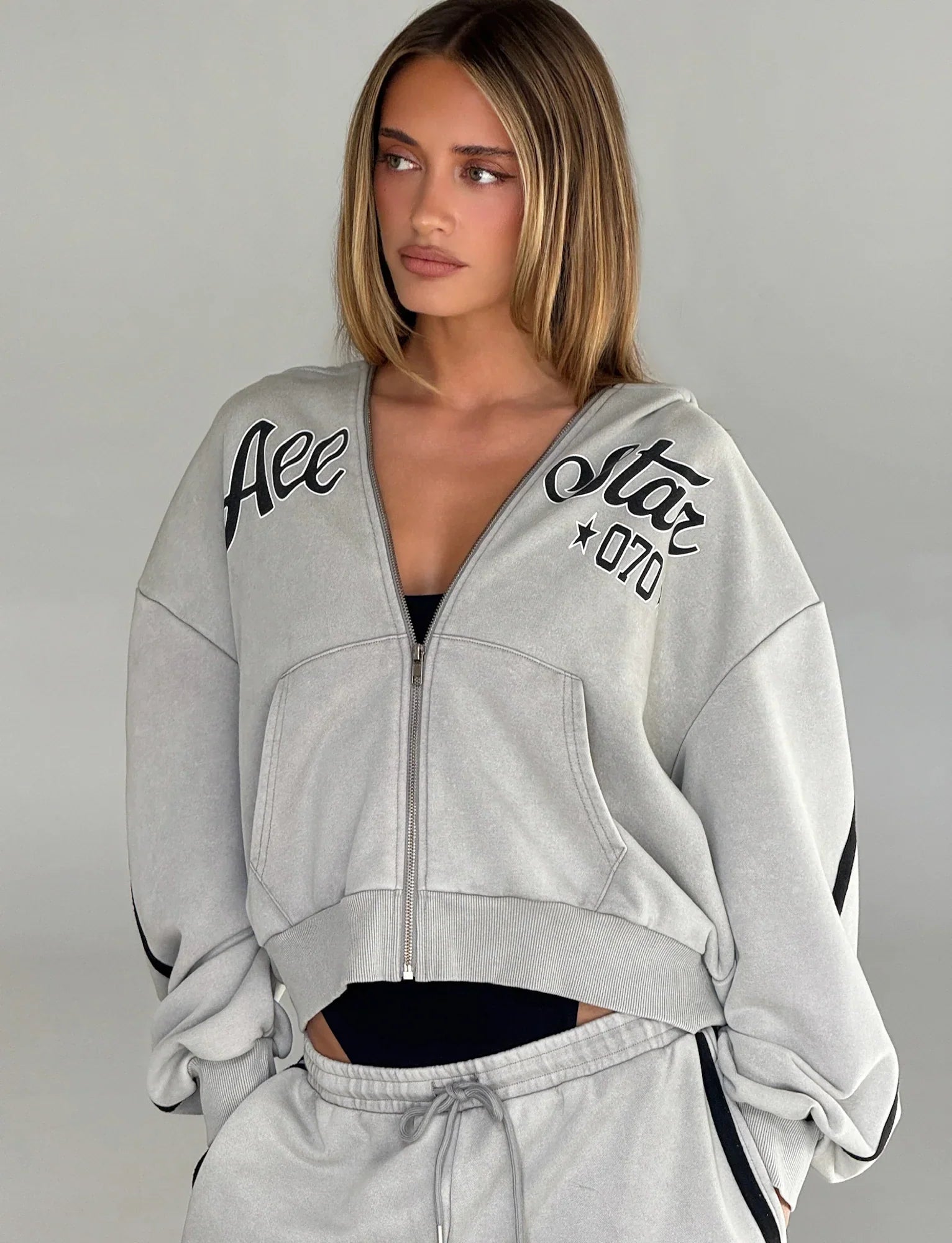 PAYTON HOODIE STONE