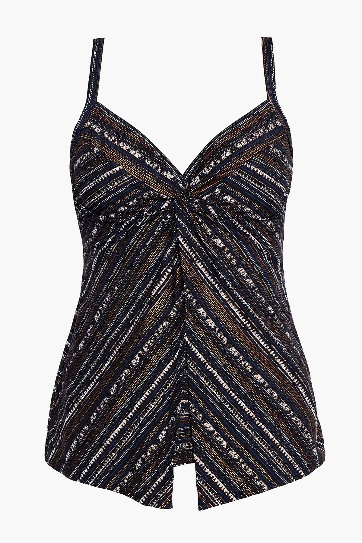 Love Knot Tankini Top in Cypher