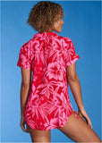 Beach Button Down Shirt Hot Paradise