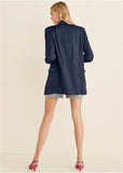 Double Breasted Blazer Navy