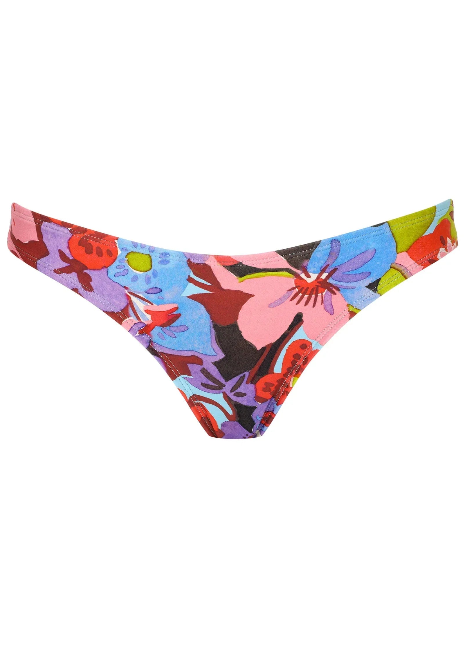 Bali Moderate Bikini Bottom Strawberry Floral