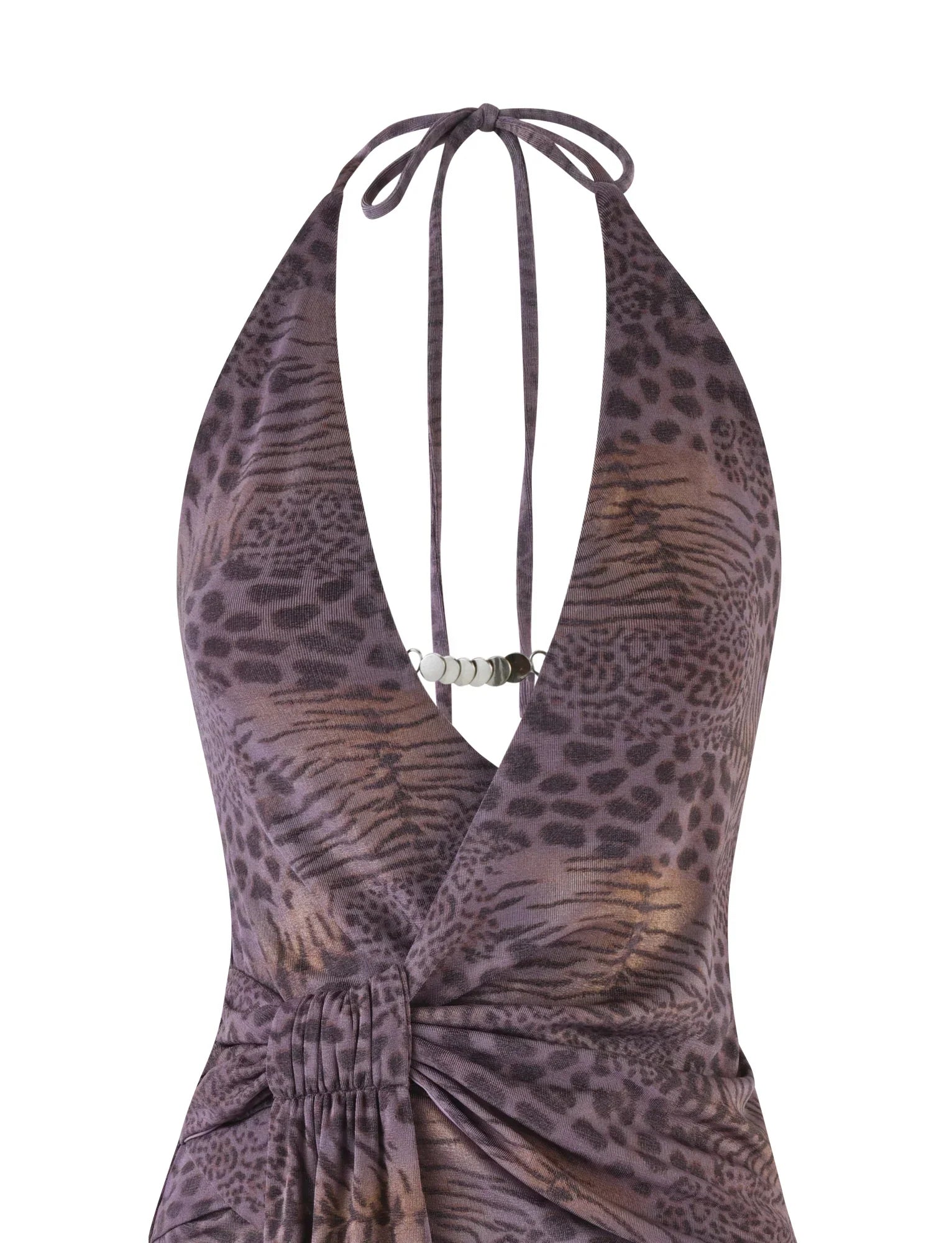 INDIGO MINI DRESS PURPLE TIGER