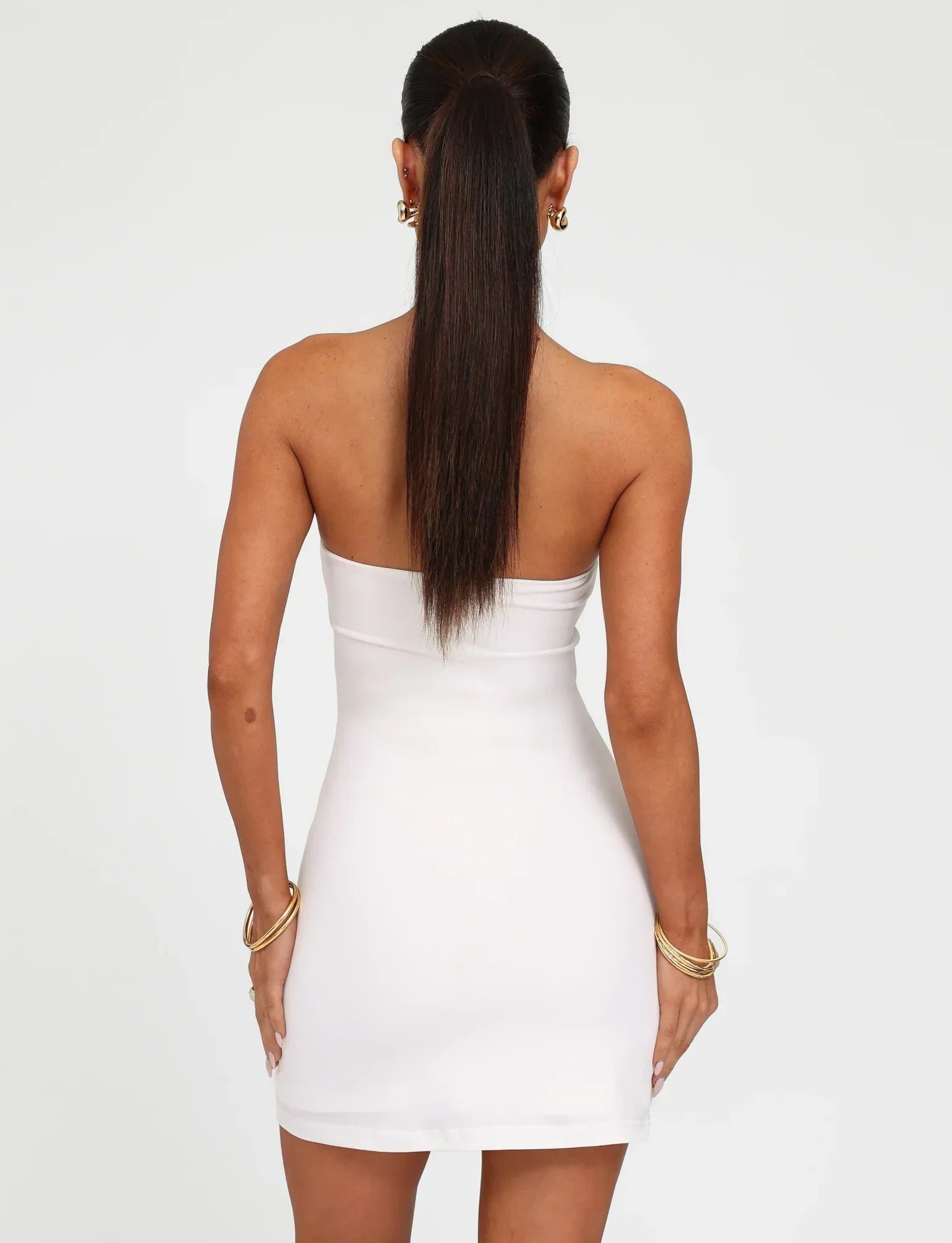 CECILY MINI DRESS WHITE