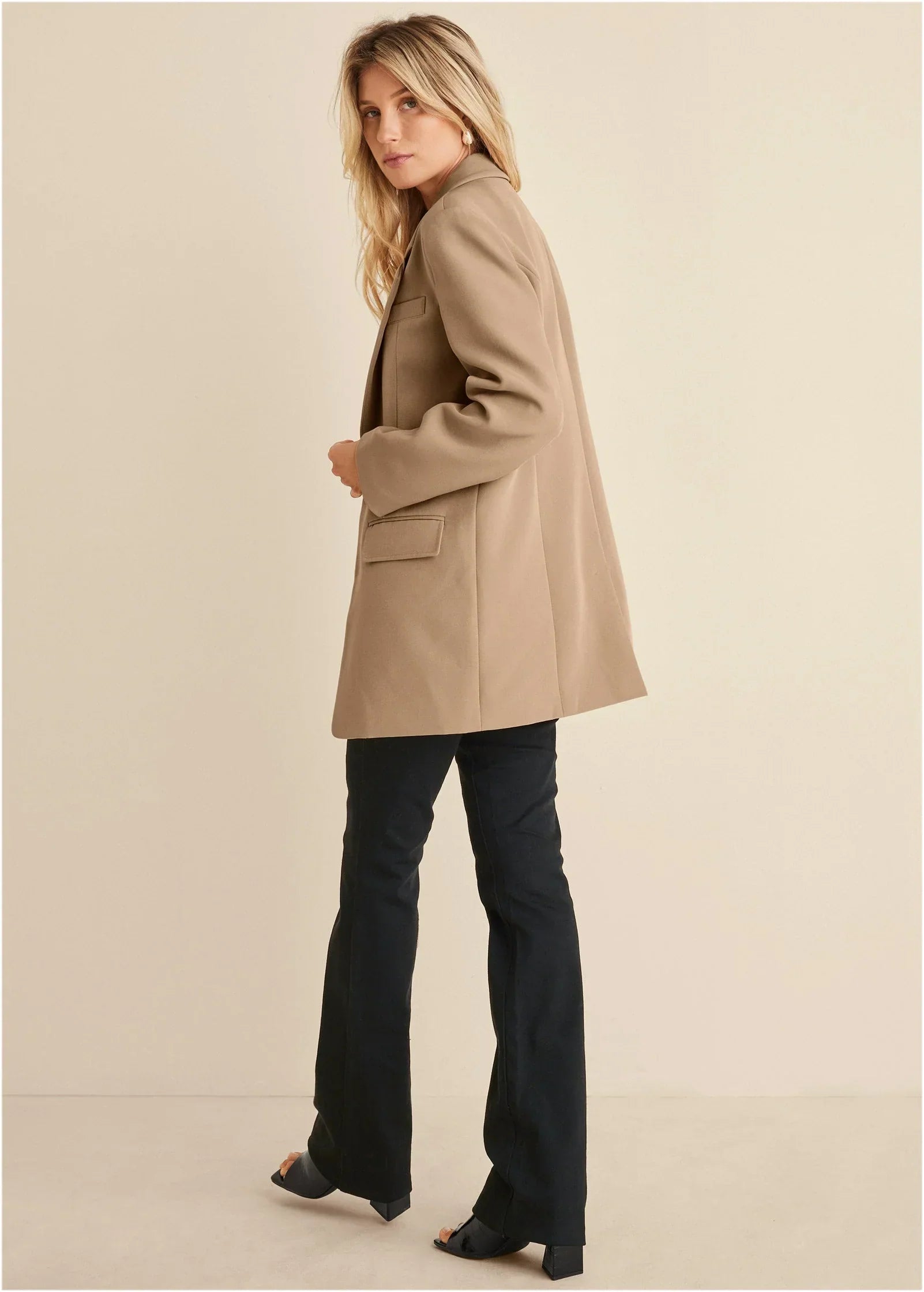 Oversized Blazer Camel