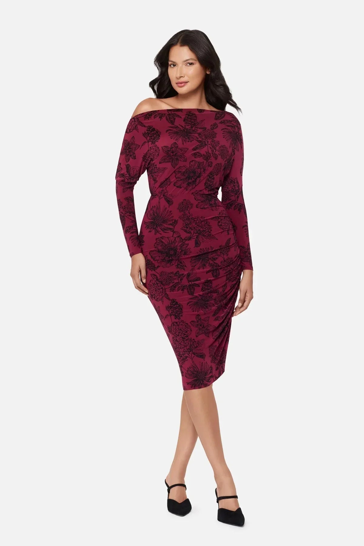 Niki Shaping Dress in Sketch