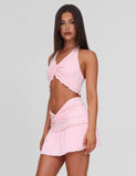 KATYA HALTER TOP PALE PINK
