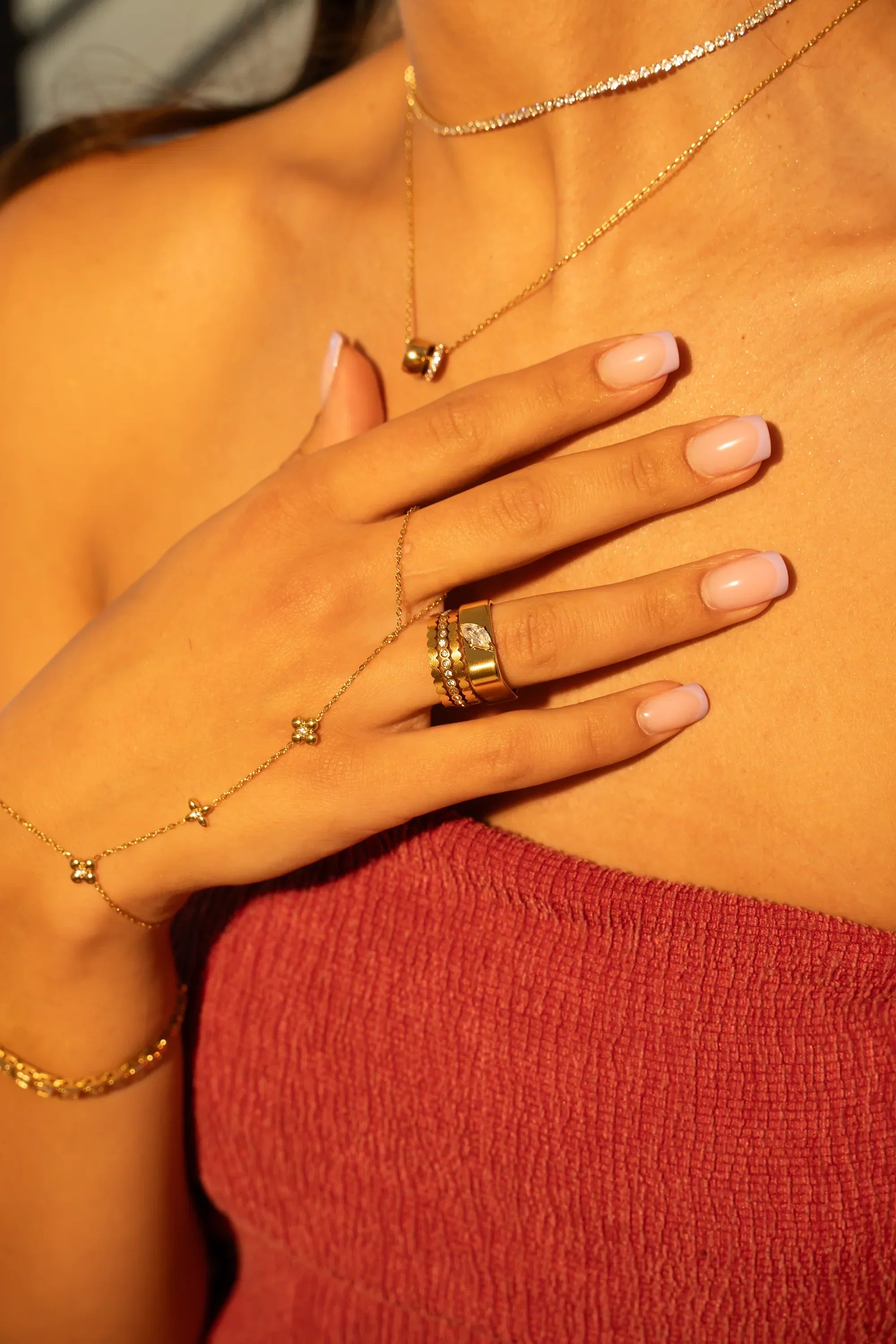 Ellie Gold Stacking Ring Set