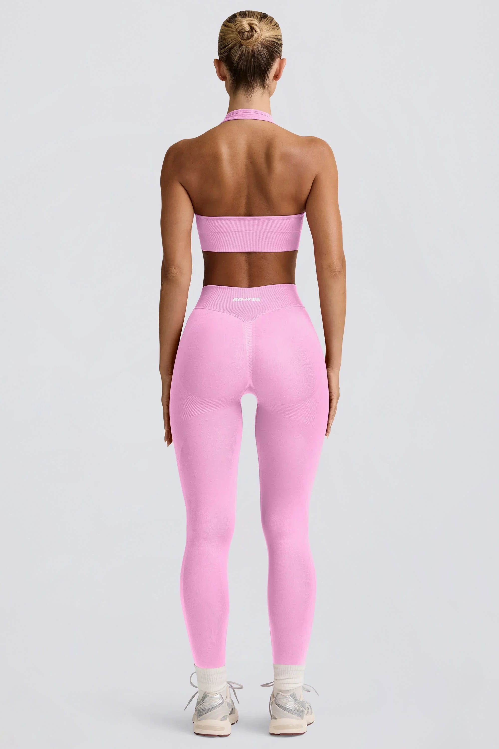 Define Luxe High Waist Leggings in Bubblegum Pink