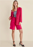 Oversized Blazer Dark Pink
