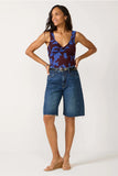 Micah Printed Mesh Tank