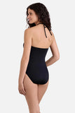 Sutton V Wire Bandeau One Piece Black