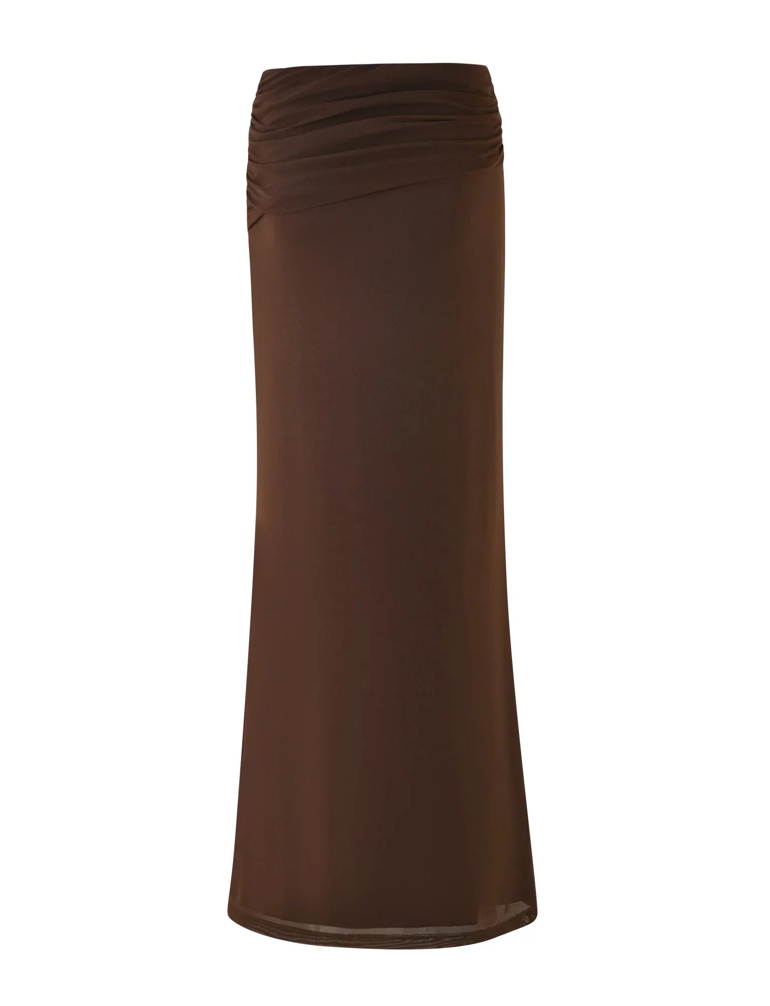 ESHA MAXI SKIRT BROWN CHOCOLATE