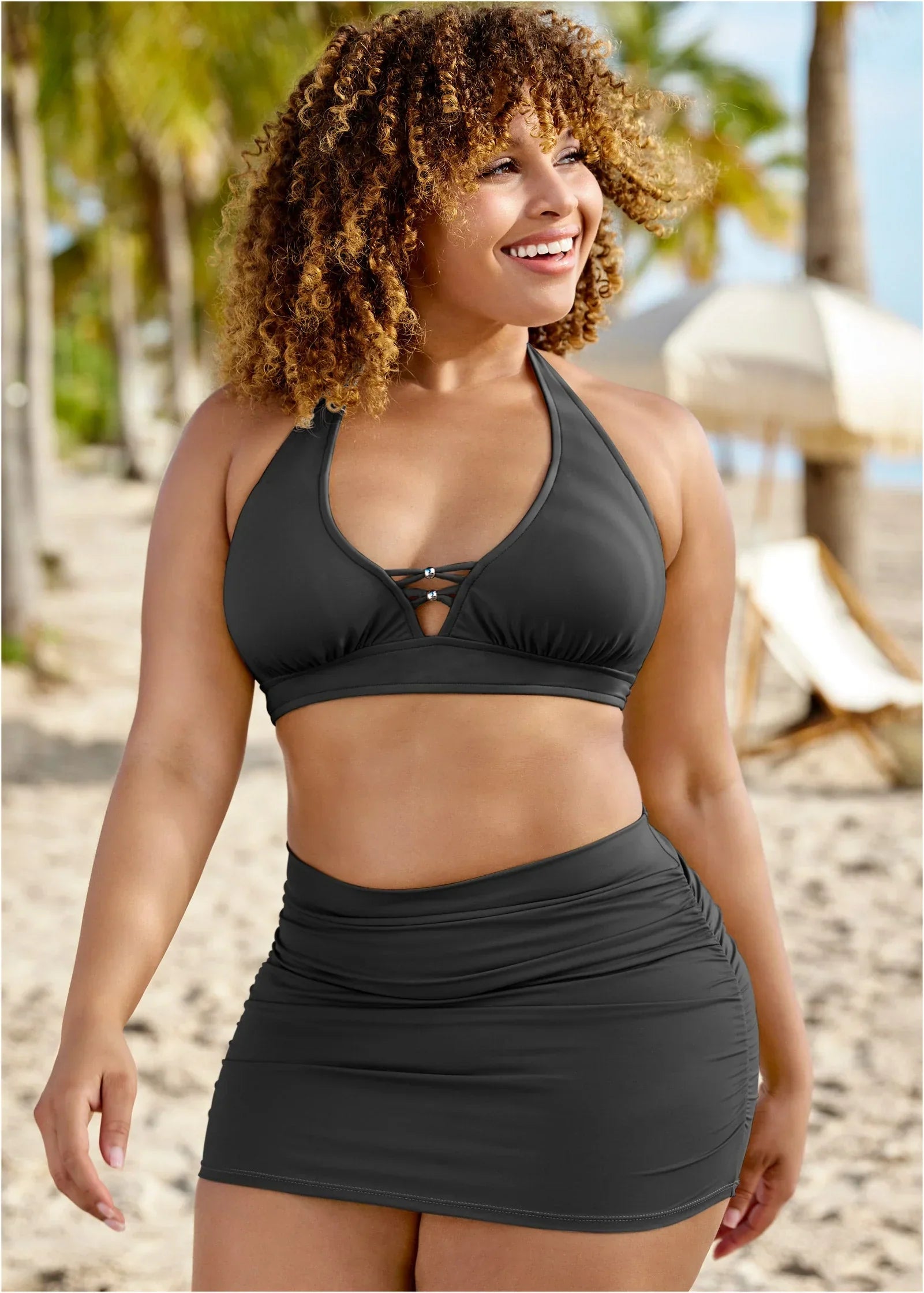 Sensational Swim Skirt Black Beauty